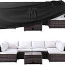 Patio Furniture Covers, Outdoor Furniture Cover Waterproof, General Purpose, Outside Table and Chair Covers, Heavy Duty 600D (128 Inch L x 82 Inch W x 28 Inch H)