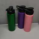 Mimorou 25oz Reusable Aluminum Water Bottles Bulk Multicolor Outdoor Sports Water Bottles for Travel, Gym, Hiking, Cycling, Camping, Fishing, Snap Lid