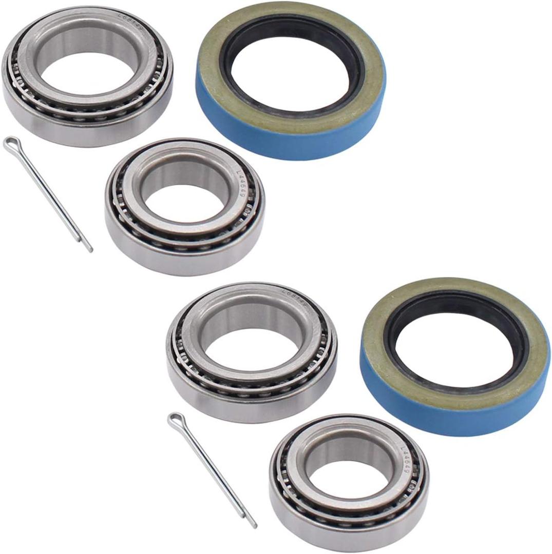 ApplianPar Pack of 2 Trailer Hub Bearings Kit L68149 L44649 for 3500 1.719 inch Spindle 84 Axle