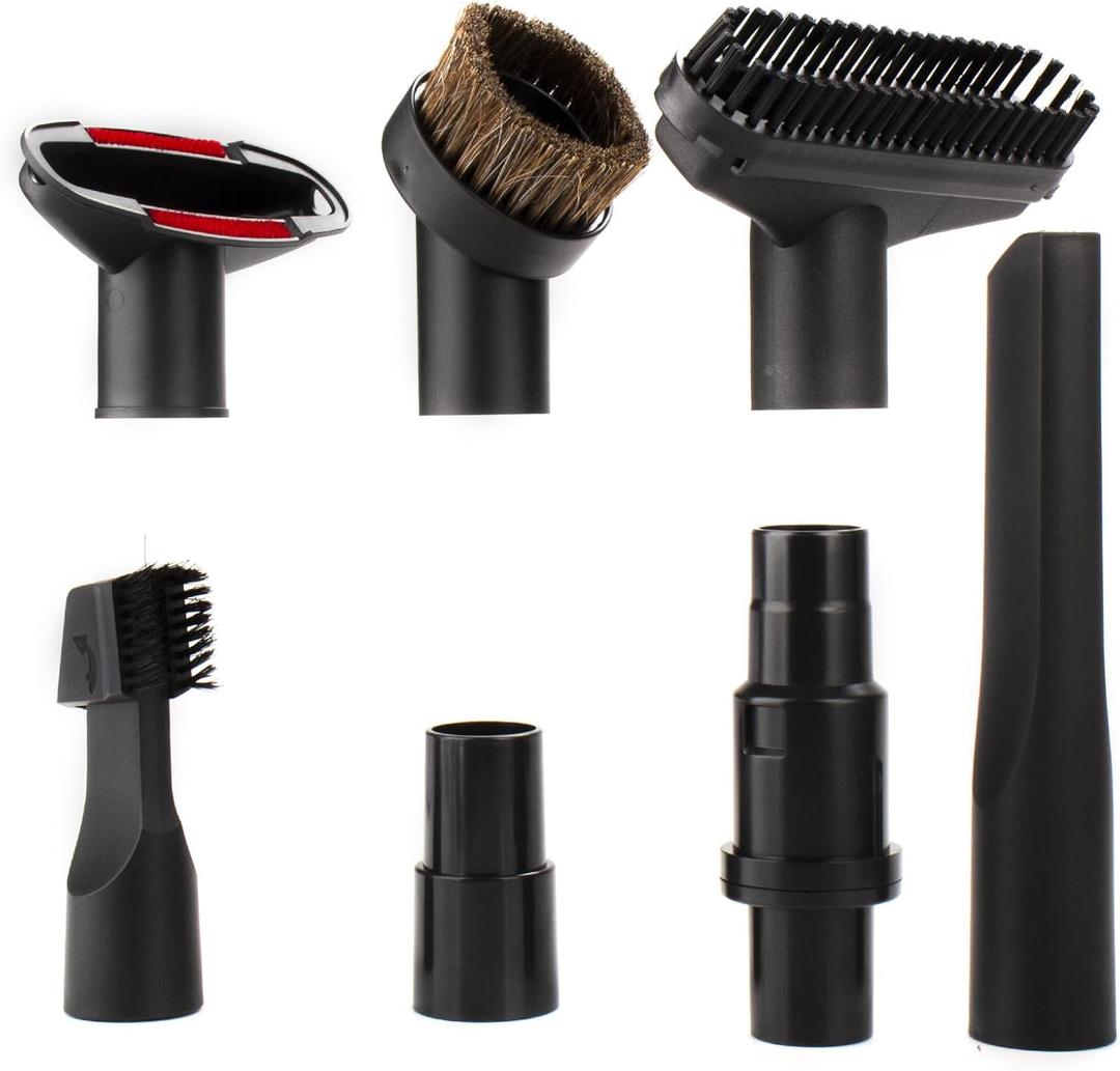 7 Pack for Shark Vacuum Attachments Replacement kits with Vacuum Brush Attachment and for Shark Crevice Tool and Vacuum Hose Adapter (7-Pack, 7)