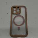 Miracase Magnetic for iPhone 16 Pro Case Full-Body Phone with Built-in Glass Screen Protector, [Compatible with MagSafe] Military Drop Proof 16 Pro Cover Bumper 6.3 inch, Gold Brown