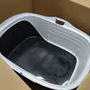 Arm & Hammer Rimmed Cat Litter Box with High Sides and Microban, Made in USA