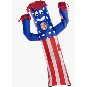 Morph Wacky Waving Kids Inflatable Tube Guy, 4th of July Costume, Kids Inflatable Costume, One size 6-12 years old