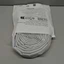 Weather Stripping Door Seal Strip, 196 * 2 inch Wedge-Shape Window Foam Seal Strip, Soundproofing, Winter Insulation Tape Strip for Frame, Noise Blocker, Door Gap Filler for Exterior (White)