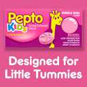 Pepto Kids Bubblegum Antacid Tablets Chewable, Upset Stomach Relief for Kids, Heartburn Relief, Acid Indigestion and Sour Stomach Relief, 72 Chewable Tablets (3x24 ct)