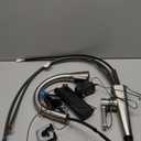 Delta Lenta Brushed Nickel Touch Kitchen Faucet with Pull Down Sprayer, Modern Single Hole Touch On Kitchen Sink Faucet, Single Handle, SpotShield Stainless 19802TZ-SP-DST