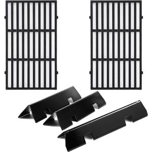 Spirit Grill Replacement Parts 7637 Grates 7635 Flavorizer Bars for Weber Spirit and Spirit II 200 Series Grills with Front Mount Controls E-210 E-215 E220 S210 S-215 S220 II E-210 II S-210 E210