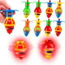 20PCS Starhig Light Up Spinning Tops, LED Light Up Flashing Spinning TopsGyroscope Novelty Bulk Toys Party Favors