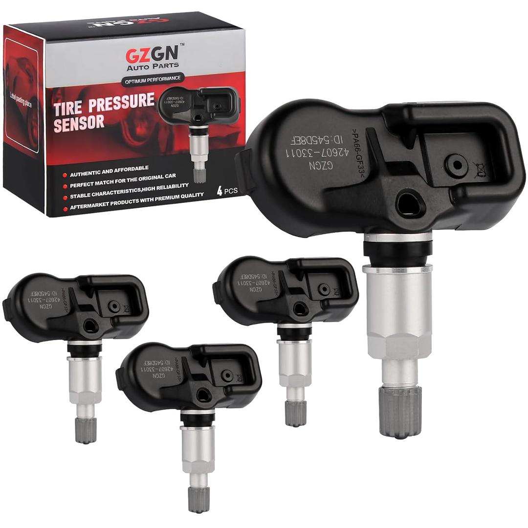TPMS Sensor Compatible with Toyota Lexus Scion - 4 PCS Pre-Programmed 315MHz Tire Pressure Monitoring Sensor for Camry Corolla Rav4 Highlander Tacoma Avalon Prius 4Runner Yaris ES350 GS430 GX470 (PMV-107J)