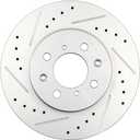 ECCPP Brake Kits, 2pcs Front Disc Brake Rotors and 4pcs Ceramic Disc Brake Pads Set for 1996 1997 1998 1999 2000 2001 2002 2003 2004 2005 for Honda Civic
