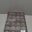 Menkxi 24 Pcs Dusty Blue Velvet Christmas Balls Ornaments 2.76 Inch Flocked Christmas Tree Decorations Plastic Blue Xmas Hanging Ornaments for Holiday Party Decorations