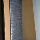 Furnimart 44 Inch Bedroom Ottoman Bench, Black Upholstered End of Bed Bench with Gold Legs for Living Room Bedroom Dinning Room Entryway, Black