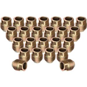 SCITOO 24PCS Chrome Lug Nuts Spline for 7/8" Socket Key Drive Open End, 14x1.5 Thread, Fits for Chevy/for GMC/for Cadillac 1988-2014