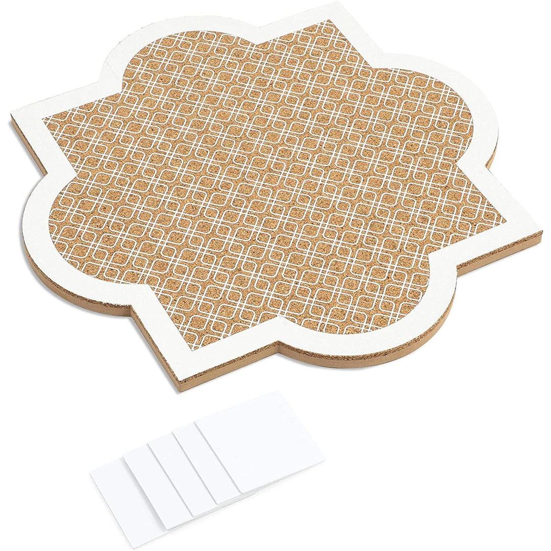 Stockroom Plus Cork Board Wall Organizer  SelfHealing Bulletin Board  Cute Office Wall Organizer  Peel & Stick Pin Panel  12 x 12 in, Adhesive Mount