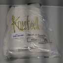 KOUFALL Linen Back Tab Rod Pocket Tan Beige Sheer Curtains 52x90 Inch Length for Bedroom Living Room