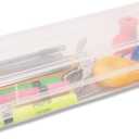 Stretch Art Box, Polypropylene, 13.25 X 5 X 2.3, Clear