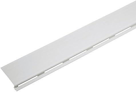 Amerimax 7 in. W x 48 in. L White Plastic Gutter Cover
