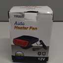 Car Heater, 12V 150W Portable Defroster and Defogger, 2-in-1 Fast Heating & Cooling Fan for Car Windshield, Plug into Cigarette Lighter for Vehicles, Auto, Truck, SUV