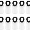 10 Pack Magnetic Chip Clips, Bag Clips, Food Clip, Plastic White Snack Clip with Magnet for Refrigerator