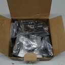 IBosins 4 Pack Towel Hooks Hand Towel Holder for Bathroom Wall Livingroom Bedroom Kitchen Closet Heavy Duty Stainless Steel Hook Hanger for Robe, Bath Towel, Coat (Square Matte Black)