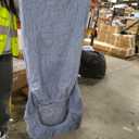 Genina Waterproof Chair Covers for Dining Room, Stretch Jacquard Dining Chair Slipcovers Removable Washable Chair Protector for Kitchen, Hotel, Restaurant (Leaves-Light Blue, 6 PCS)