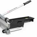 13" Laminate Floor Cutter, Vinyl Floor Cutter - Meet Multi-Angle/Length Cutting, A Flooring Tool also Cuts-Engineered Wood Floor, LVP, VCT, SPC, WPC, Long Life HSS Blade Mounted!