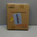 UNKU Cube Storage Organizer, 3 Cube Closet Organizer Storage Shelves, DIY Stackable Bookcase, Clothes Organizer Shelf for Closet, Bedroom, Living Room, Cabinet, Home, Office, Translucent (Clear)