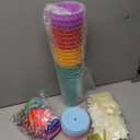 Tioncy 50 Sets Employee Appreciation Cups 24oz Plastic Thank You Tumblers with Lids Straws Keychains Cards Staff Bulk Thank You Gifts for Teacher Nurses Graduation Gifts(Novel)