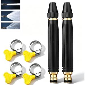 Home High-Pressure Car Wash Water Gun, 2026 Upgraded Car Wash Water Gun Garden Hose Sprayer, Adjustable Spray Patterns, for Watering Plants and Vegetables, and Car Washing
