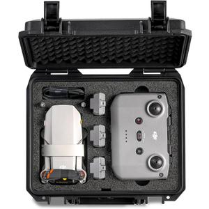 Waterproof Hard Case for DJI Mini 4K / 2 SE / 2 Fly More Combo – Professional IP67 Shockproof Drone Carrying Case with Automatic Pressure Valve & Odor-Free Foam for Travel & Accessories (Case Only)