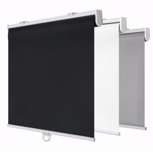 SHADEMOON Cordless Blackout Window Roller Shades, Pull Down Spring System Indoor Blinds, Room Darkening Waterproof UV Blocking Thermal Insulated Fabric for Home Office (Black, Width 26", Height 72")