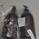 Calindiana Modern Farmhouse Liquid Laundry Detergent and Fabric Softener Dispenser for Laundry Room Decor and Organization, PET Plastic Landry Soap Containers with Water Resistant Labels, Amber 64oz