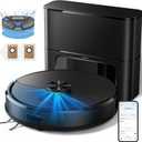 Kilgone Robot Vacuum and Mop Self-Emptying, 6000Pa No-Tangle Suction, LiDAR Multi-Floor Mapping, 90-Day Hands-Free, App, Alexa & Google Assistant for Pet Hair, Carpet & Hard Floor