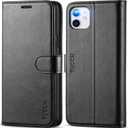 TUCCH Case Wallet for iPhone 11, [RFID Blocking] Card Slots Stand Magnetic Closure, Protective PU Leather [Shockproof TPU Interior Case] Flip Cover Compatible with iPhone 11 (2019 6.1 inch), Black