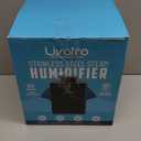 3L Stainless Steel Warm Mist Humidifier with Easy Clean and Warm Steam Function, Healthy Air Mist Humidifiers for Bedroom Living Room, with Sleep Mode and Auto-off Setting