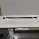Hermosa 86-128 Inch Adjustable Curtain Rod Set, 5/8 Inch Diameter in Walnut