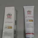 EltaMD UV Physical Tinted Sunscreen for Face, SPF 41, 100% Mineral Active Sunscreen, Transparent Zinc Oxide Finish