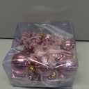 Joiedomi 66 Pcs Pink Christmas Balls Ornaments Set, Christmas Tree Ornaments Shatterproof Plastic for Xmas Hanging Decoration, Holiday Party Decoration