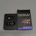 2026 Aimoon Mini Wireless CarPlay Adapter Upgrade Wired to Wireless for CarPlay & Android Auto Plug and Play Fast Auto-Reconnect Stable Control Zero Delay Car Play for iPhone iOS 10+ Android 11+