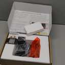 Under Desk PC Mount - No Drilling Heavy Duty 40lbs Capacity, Adjustable Height and Width Clamp-on Desk Leg PC Mount for Standing Desks (Fits 75mm45mm Legs only), with Non-Slip Pads, Black