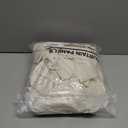 Ivory Ruffle Curtains 63 Inch Length for Bedroom Living Room Rod Pocket Light Filtering Romantic Victorian Cream Curtains for Girls Room Vintage Bohemian Chic Window Privacy Decor, 2 Panels Set, 52x63