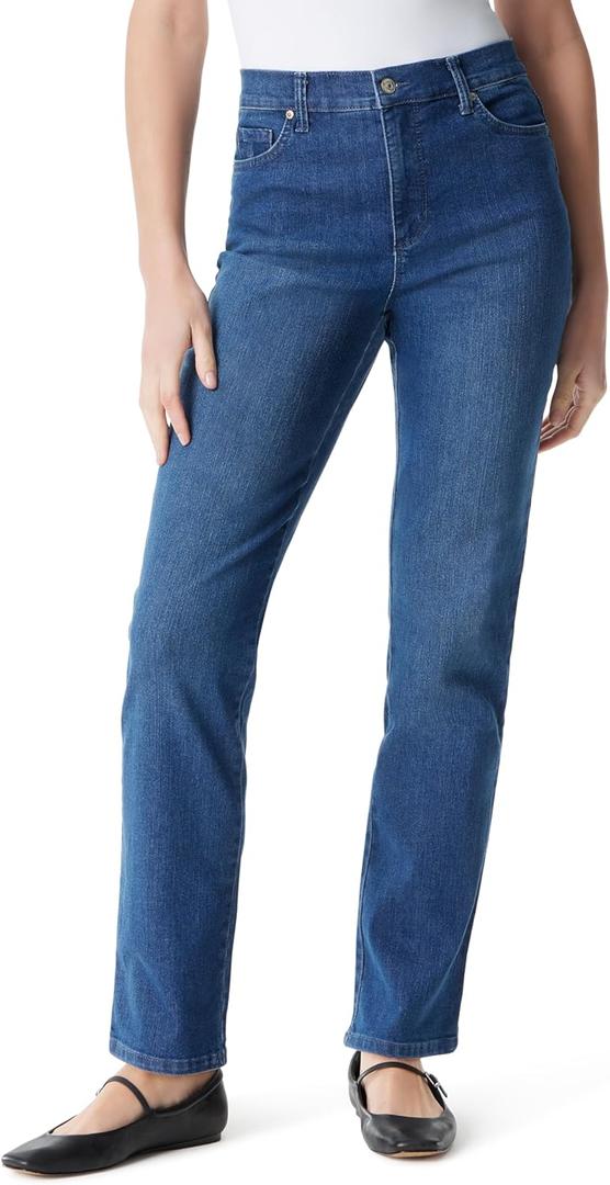 Gloria Vanderbilt Women's Amanda Classic High Rise Tapered Jean (10)