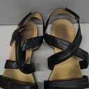 VJH confort Womens Flat Sandals, Soft Straps Slip-on Open Toe Light Weight Elastic Slingback Comfort Casual Walking Sandals (12)