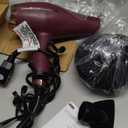 INFINITI PRO by CONAIR Hair Dryer, 1875W Blow Dryer with Diffuser and Concentrator Attachments, AC Motor with Ceramic Technology, 3 Heat & 2 Speed Settings, Plum