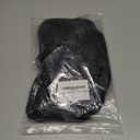 Desert Warrior Dune Costume Set - Curly Brown Wig, Black Fitted Breathing Nose Tube to Form to Face, and Netted Wig Cap for Cosplay - One Size Fits All