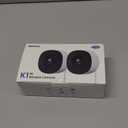 2K No Drill Window Camera-2 Pack 2.4Ghz & 5Ghz WiFi Cameras for Home Security for Indoor & Outdoor Monitoring, Anti-Glare Color Night Vision, Human Detection, 24/7 Recording, Ideal for Apartment, K1