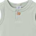 Modern Moments by Gerber Baby Boys' Ribbed 4-piece Sleeveless Bodysuit & French Terry Short Set, 0-3 Months 