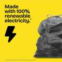 Glad Large 30 Gallon Trash Bags, Unscented Heavy Duty Garbage Bags, Forceflex with Drawstring, 50 Count (Packaging May Vary)