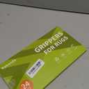 Rabenda 24 Pcs Grippers for Rugs, Non Slip Rug Pads for Hardwood Floors and Tiles, Reusable Rug Tape for Area Rugs, Dual Sided Adhesive Rug Pad Gripper Keep Corners Flat(Black)