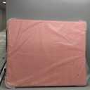 Portable 6Ft Folding Table, Heavy Duty Plastic Fold-in-Half Utility Foldable Dining Table, Multi-Purpose Plastic Folding Table with Carrying Handle for Camping and Party Indoor/Outdoor (Pink)